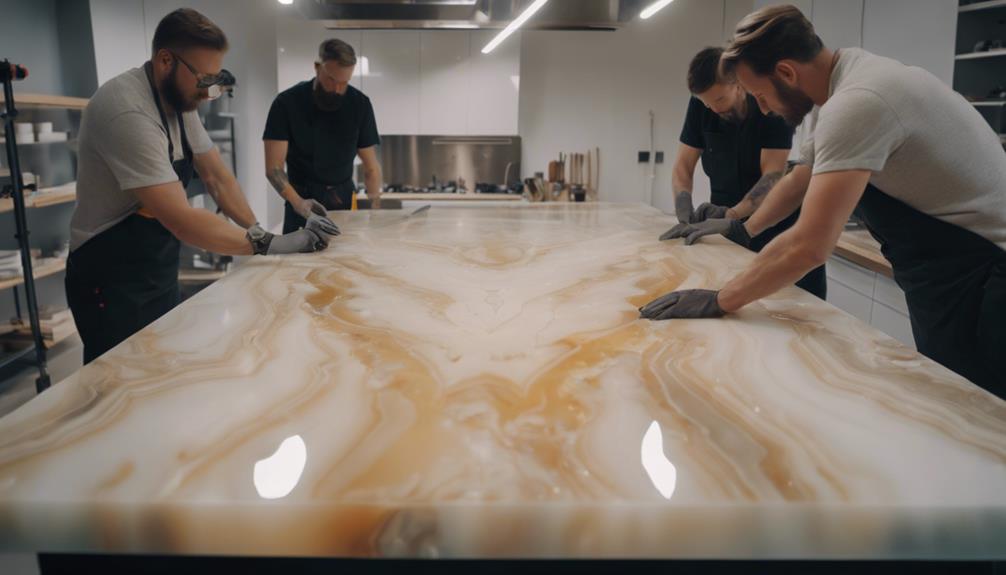 onyx countertop installation perfection
